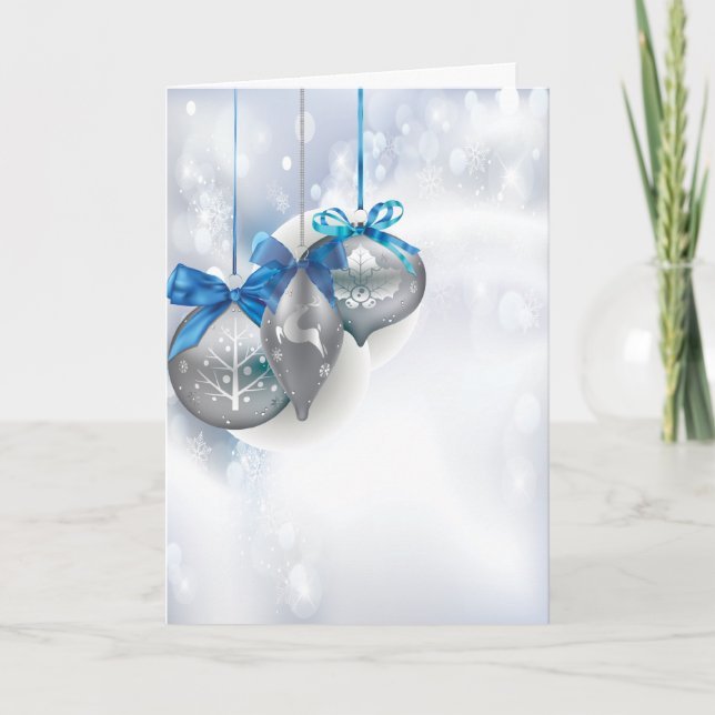 12x18 Weihnachtskarte Feiertagskarte (Vorderseite)