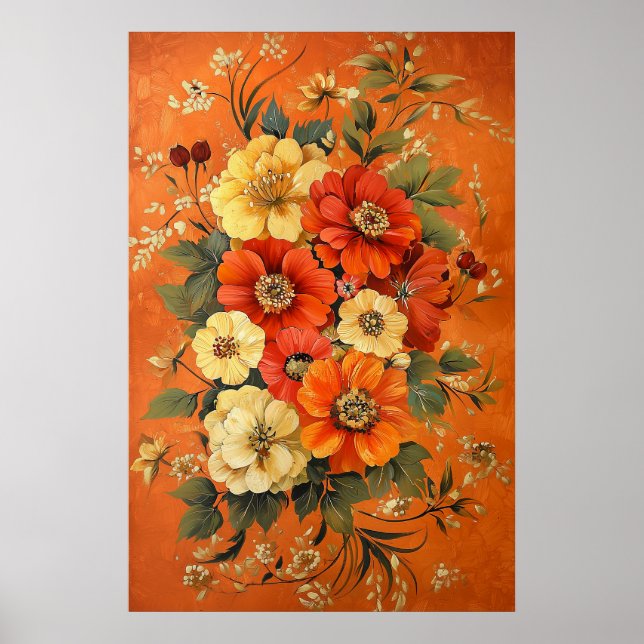 1300 Floral Poster (Vorne)