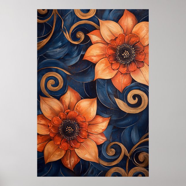 1306 Floral Poster (Vorne)
