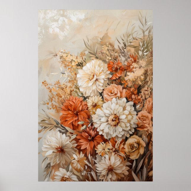 1309 Floral Poster (Vorne)