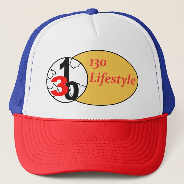 130 Lifestyle Trucker Hat Truckerkappe (Vorderseite)