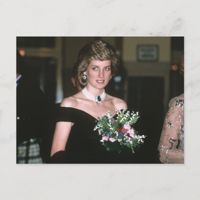 131 Prinzessin Diana Wien 1986 Postkarte (Vorderseite)