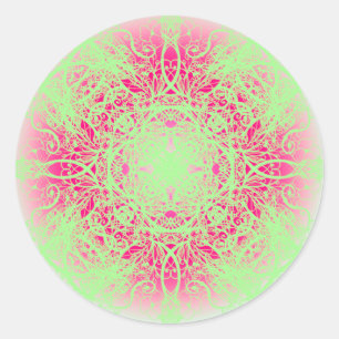 131 RUNDER AUFKLEBER