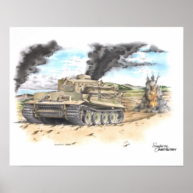 131 Tiger Poster (Vorne)