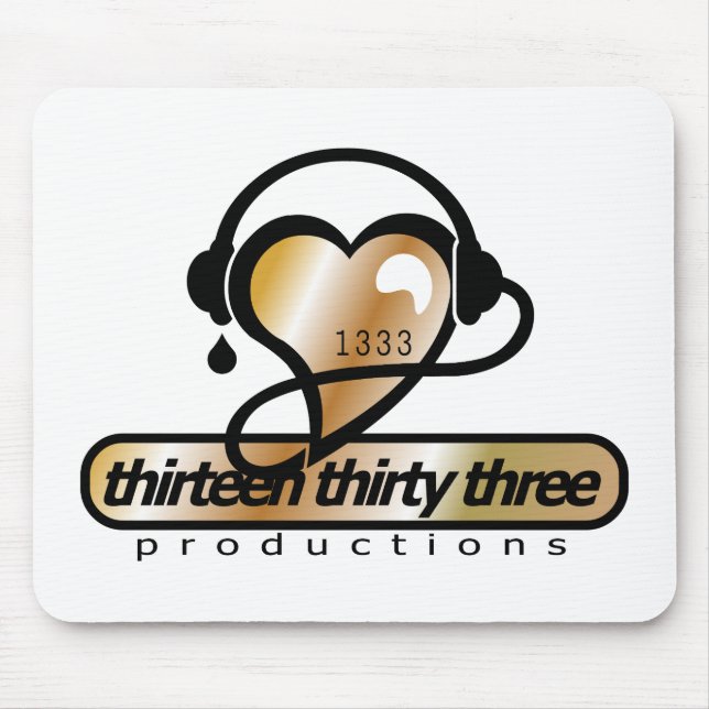 1333 Produktions-Logo Mousepad (Vorne)