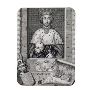 (1367-1400) König Richard-II England 1377-99, af Magnet