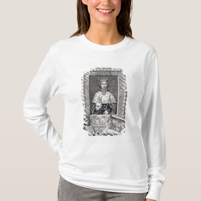 (1367-1400) König Richard-II England 1377-99, af T-Shirt (Vorderseite)