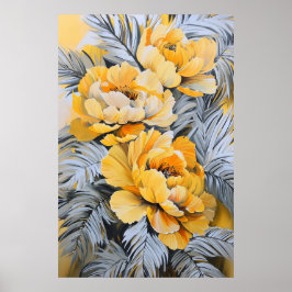 1371 Floral Poster