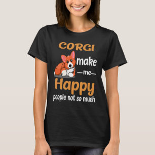 137 Corgi macht mich glücklich T-Shirt