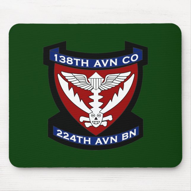 138th Luftfahrt Co - Eisenbahn 2 Vietnam Mousepad (Vorne)