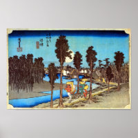 13. 沼 津 宿, 広 重