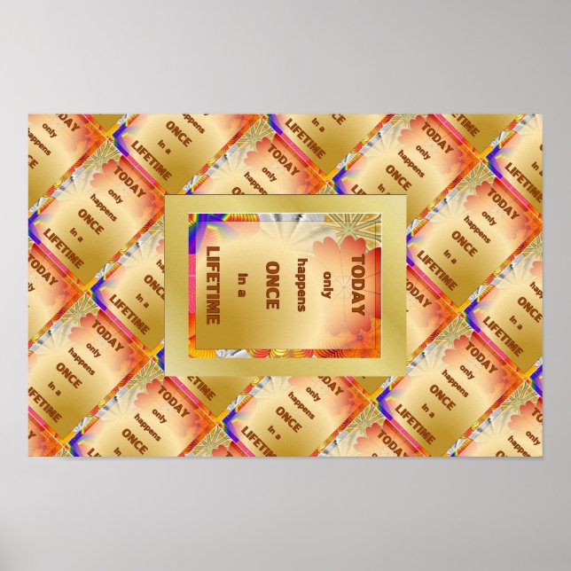 13.12.60.6 POSTER.WTLB.TODAY ONLY HAPPENS ONCE IN POSTER (Vorne)