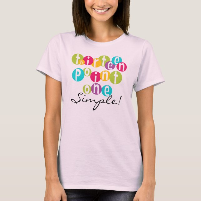 13.1 Einfache T - Shirt (Vorderseite)