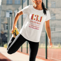 13,1 Halbmarathon Race Distance Bold Red