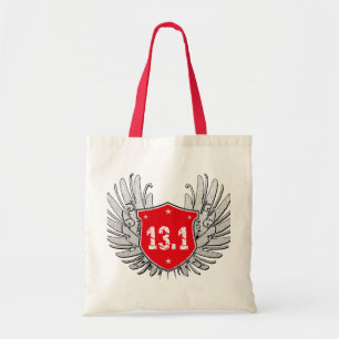 13,1 Halbmarathon-Schild Tragetasche