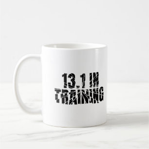 13.1. Halbmarathon-Wettläufer in Breken Glass Kaffeetasse