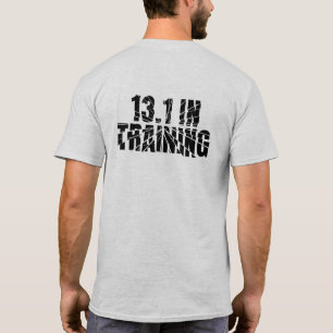 13.1. Halbmarathon-Wettläufer in Breken Glass T-Shirt