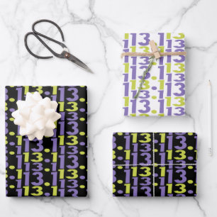 13.1 Halbmarathon-Wrapping Paper Geschenkpapier Set