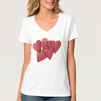 13,1 Herzen - halbe Marathon-Liebe T-Shirt
