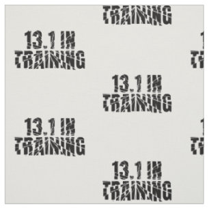 13.1 in Training Halbmarathon Laufen gebrochen Wor Stoff