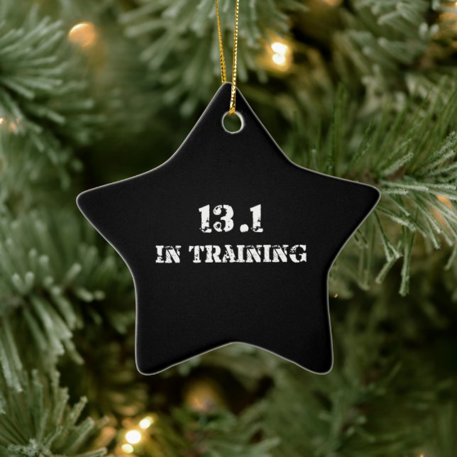 13.1 in Training Half Marathon Race - Running Keramik Ornament (Baum)