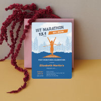 13,1 Meilen 1 Marathon-Post-Marathon-Party