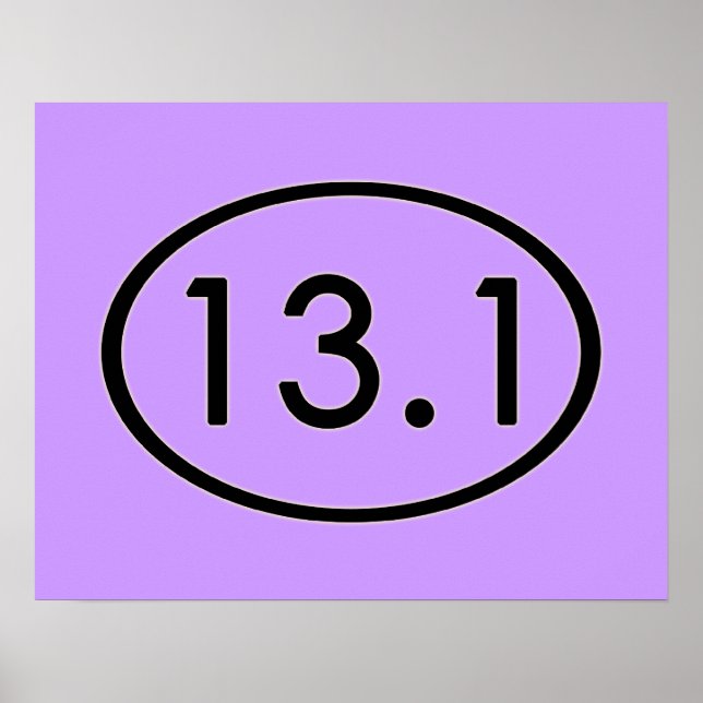 13,1 Miles Poster (Vorne)