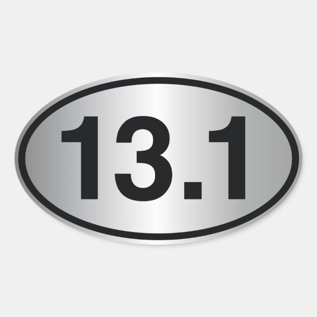 13.1 OVALER AUFKLEBER (Vorderseite)