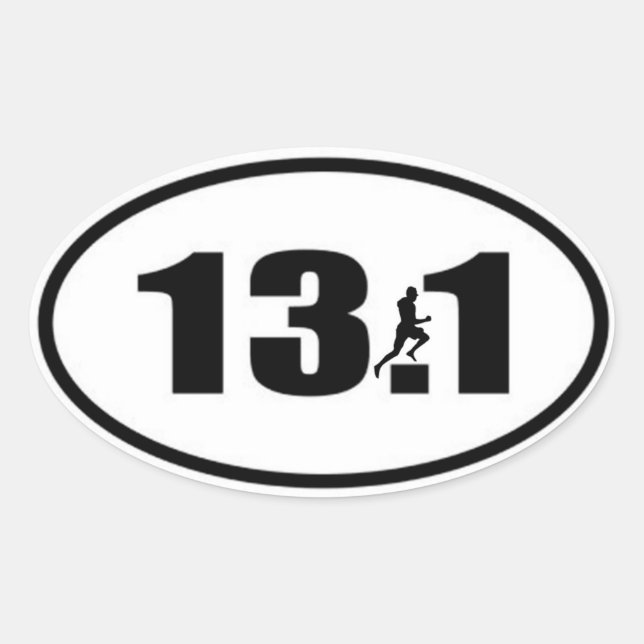 13,1 Sticker avec coureur (Devant)