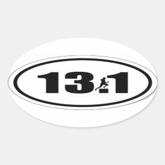 13,1 Sticker avec coureur