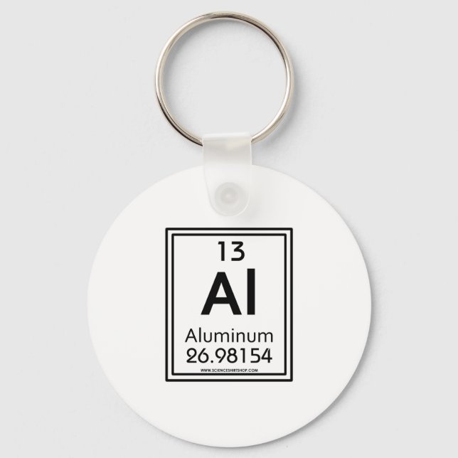 13 Aluminium Schlüsselanhänger (Vorderseite)