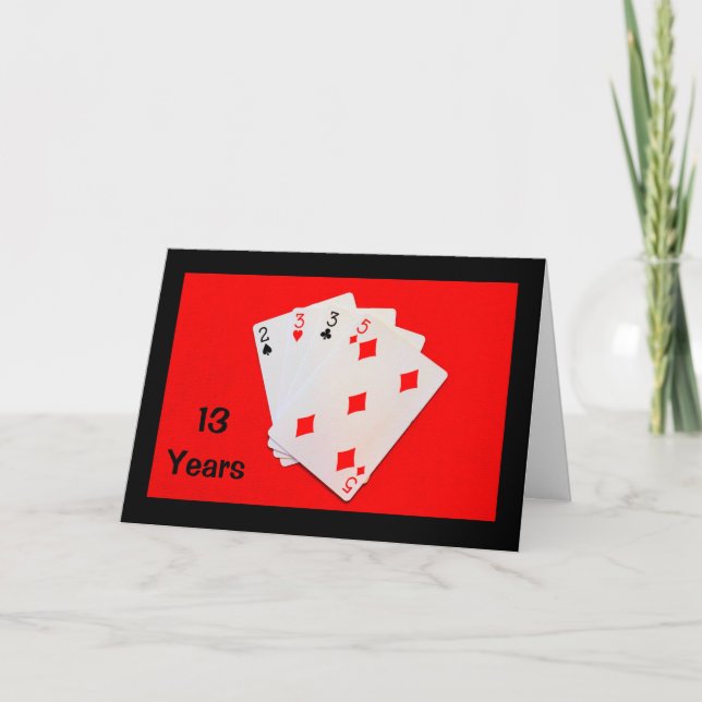 13 Ans, C'Est Une Grosse Affaire ! Carte Anniversa (Devant)