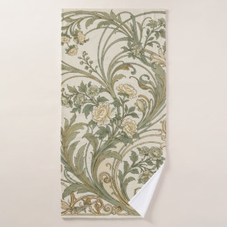 13 Art nouveau serviette de fleurs