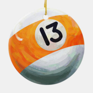 13 Ball Keramikornament