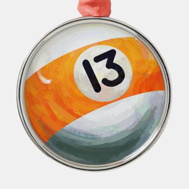 13 Ball Ornament Aus Metall (Vorne)