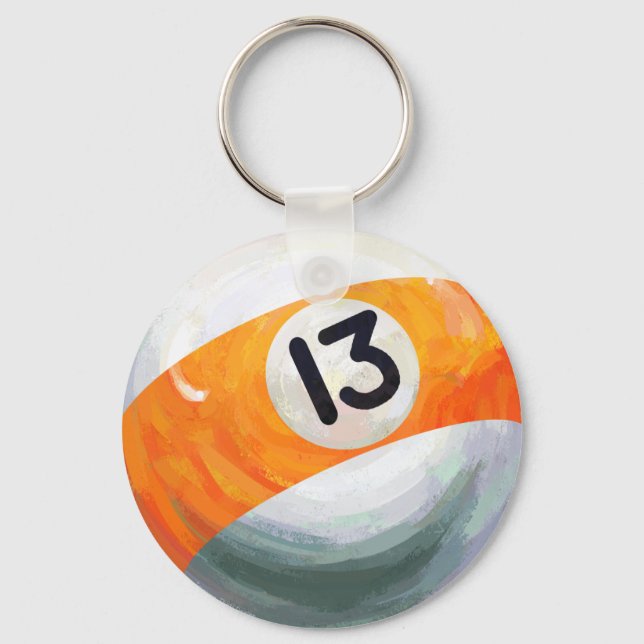 13 Ball Schlüsselanhänger (Vorderseite)