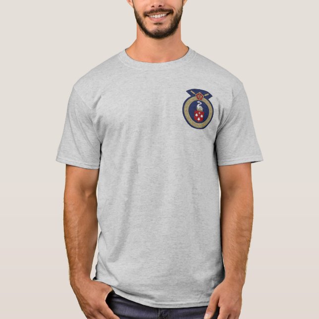 13. Eastleigh Seepfadfinder-weißes T-Shirt Logo (Vorderseite)