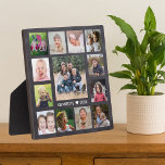 13 Familienfotocollage Erstellen Sie Ihre eigene T Fotoplatte<br><div class="desc">Erstellen Sie Ihre eigene Collage-Plakette mit 13 Ihrer Lieblingsbilder auf Chalkboard-Hintergrund.Personalisieren Sie Ihre Fotos mit Familiennamen und festem Datum.</div>