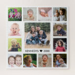 13 Familienfotocollage kreieren Ihre eigene<br><div class="desc">Erstellen Sie Ihr eigenes Foto Collage Jigsaw Puzzle mit 13 Ihrer Lieblingsbilder auf einem weißen Hintergrund.Personalisieren Sie mit Familiennamen und festem Datum. Das Foto Collage Puzzle eignet sich hervorragend für Soloaktivitäten oder Familienaktivitäten. Jigsaw-Rätsel helfen Ihnen, sich zu entspannen und Ihren Stress zu lindern. Der neueste Trend in der Selbstversorgung ist...</div>