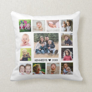 13 Familienfotocollage kreieren Ihre eigene Kissen
