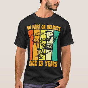 13 Geburtstag 13 Jahre Vintager Rugby 13. B T-Shirt