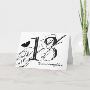 13. Geburtstag einer Enkelin, Schmetterling. Karte