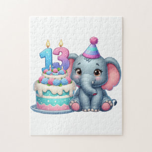 13. Geburtstag Elefantentorte