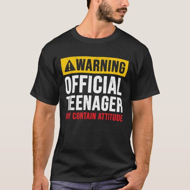 13. Geburtstag Offizieller Teenager T-Shirt (Vorderseite)