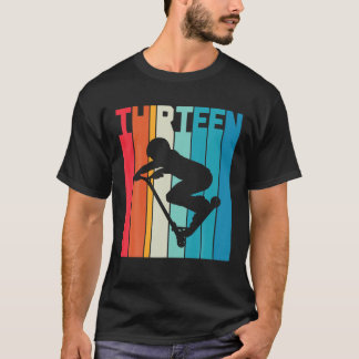 13. Geburtstag Retro Scooter Lover Boys Kids T-Shirt