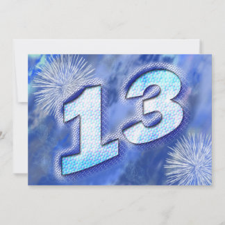 13. Geburtstagsparty Einladung