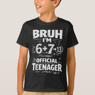 13. Geburtstagsshirt lustiges Meme 6 7 Geburtstag T-Shirt