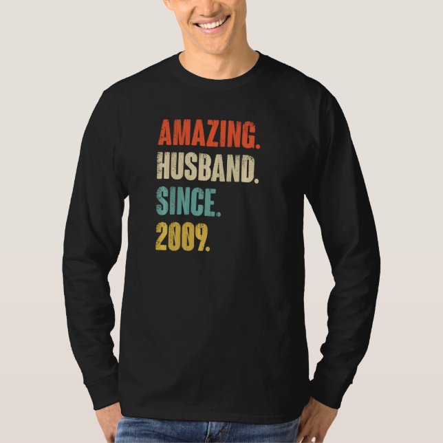 13 Hochzeitstag Er Phantastischen Mann seit T-Shirt (Vorderseite)