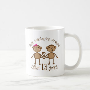 13. Hochzeitstag-Geschenke Kaffeetasse