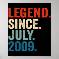 13 Jahre alte Geschenke Legend seit Juli 2009 13.